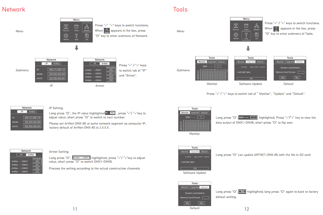 LTECH_ARTNET_Controller_Artnet_DMX_8S_Artnet_DMX_6