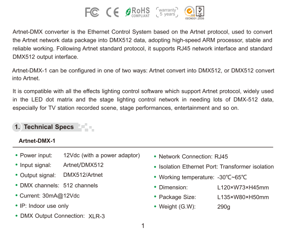 LTECH_ARTNET_Controller_LTECH_Artnet_DMX_1_1