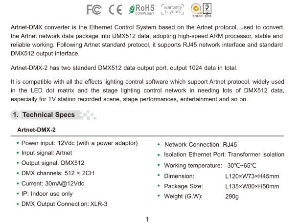 LTECH_ARTNET_Controller_LTECH_Artnet_DMX_2_1