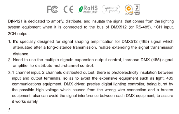 LTECH_DMX_controller_LTECH_DIN_121_DIN_1