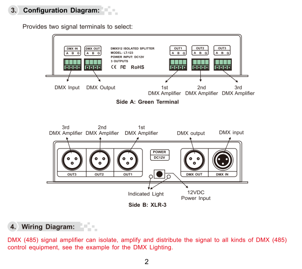 LTECH_DMX_controller_LTECH_LT_123_3