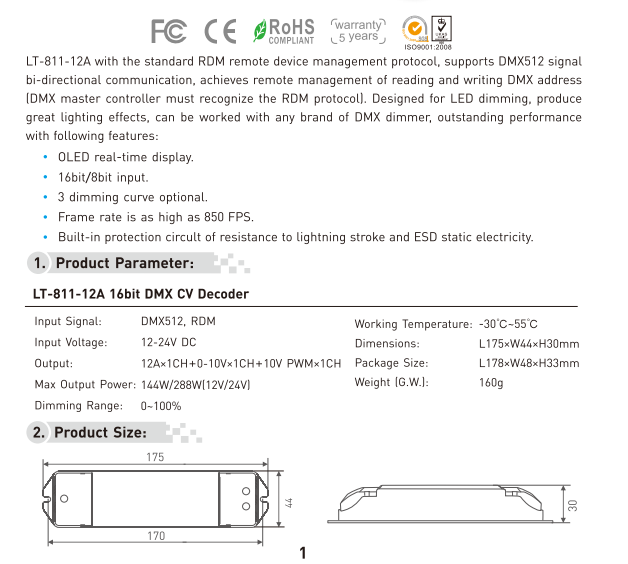 LTECH_DMX_controller_LTECH_LT_811_12A_1