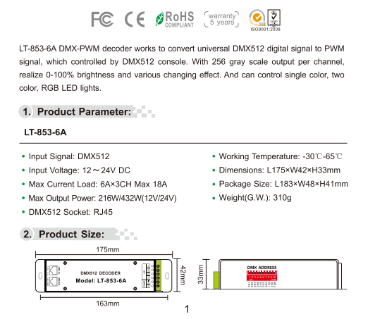 LTECH_DMX_controller_LTECH_LT_853_6A_1