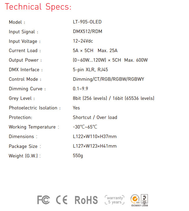 LTECH_DMX_controller_LT_905_OLED_2