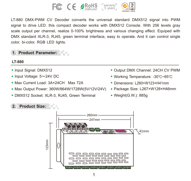 LTECH_DMX_controller_Ltech_LT_880_24CH_1