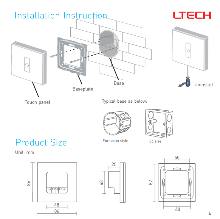 Ltech_EXC1_RF_DMX512_Touch_Panel_5