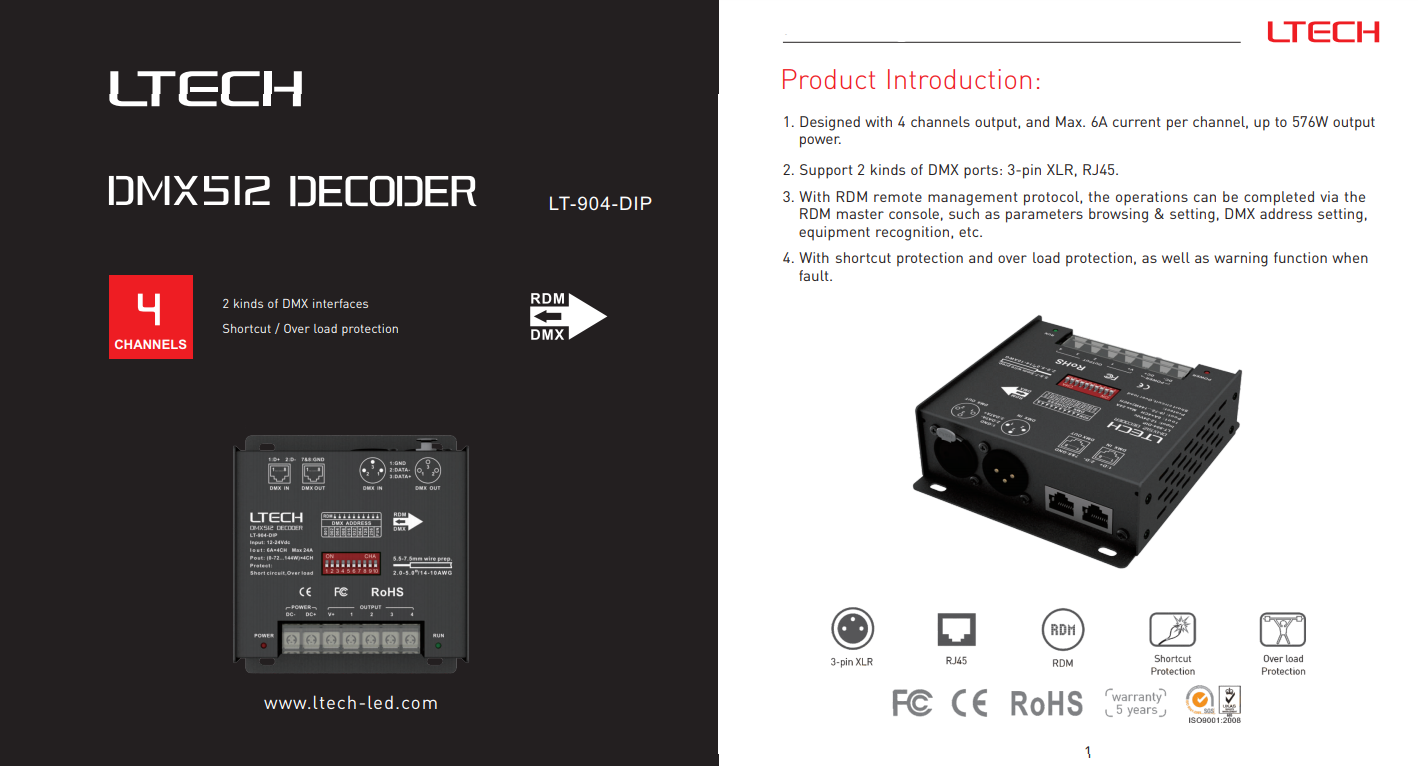 Ltech_LT_904_DIP_DMX512_Master_Controller_1