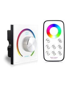 Bincolor BC-K3-T3 Switch Knob Wall RGB Rotary Dimmer Led Controller