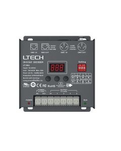 Ltech LT-904 Driver 4CH DC12V DC24V CV Dmx Led Controller Control Dimmer Decoder