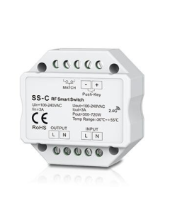 SS-C Skydance Led Controller 100-240V AC 6A RF Push Switch